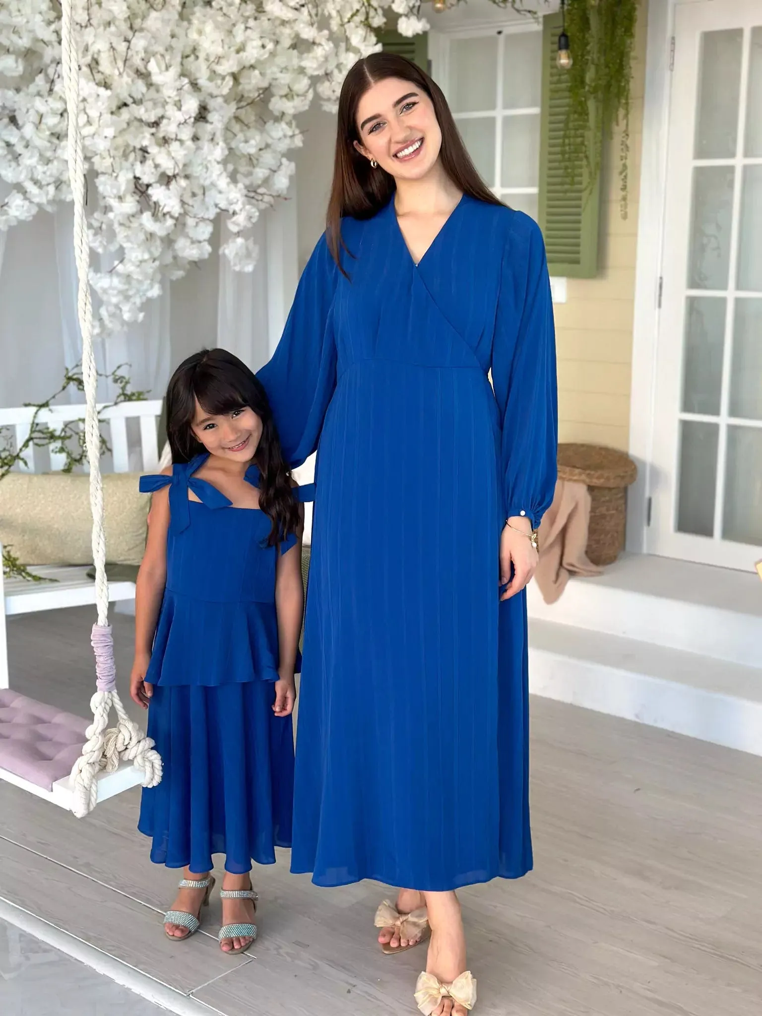 Mini Imperial Blue Long Dress