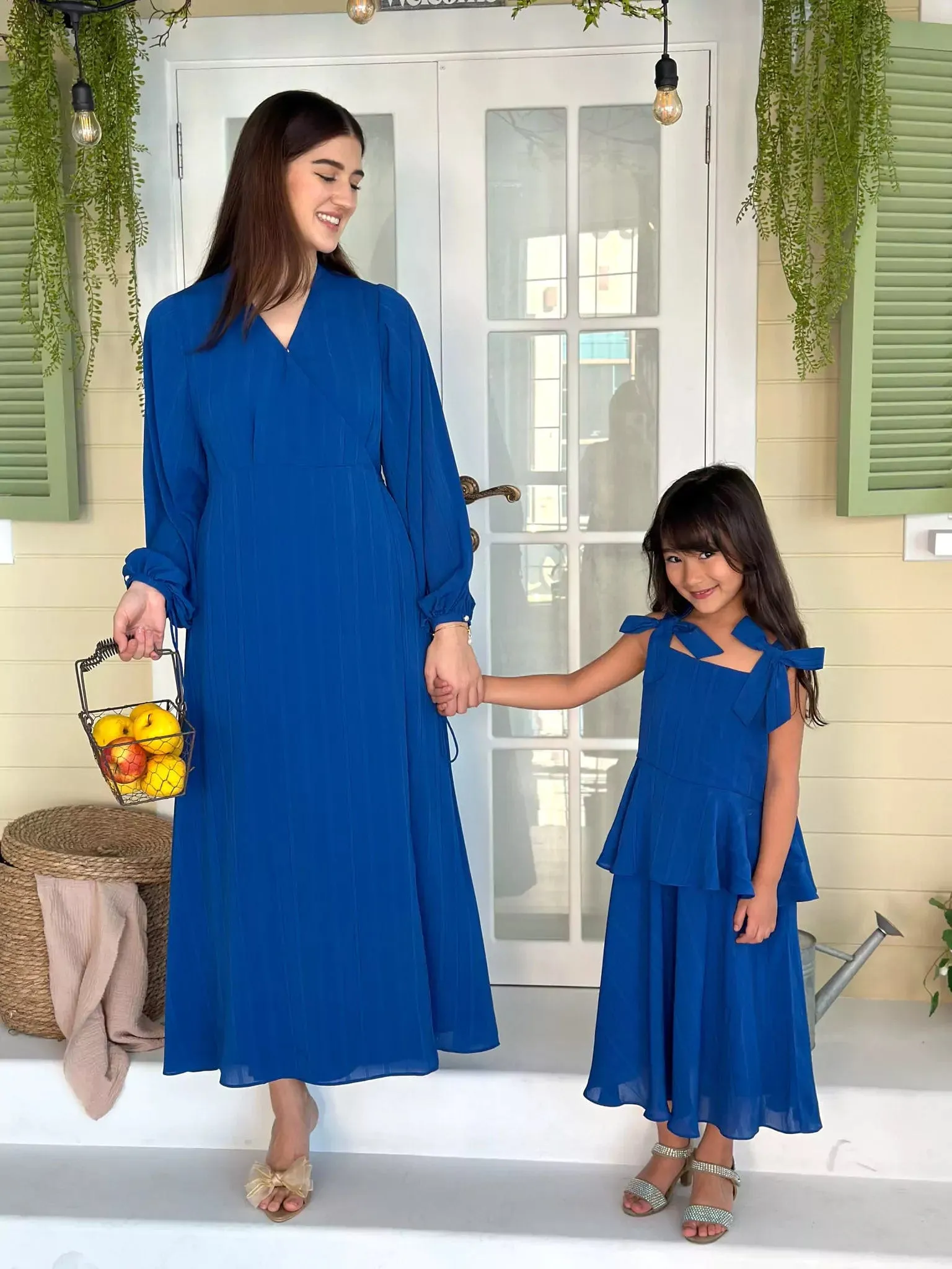 Mini Imperial Blue Long Dress