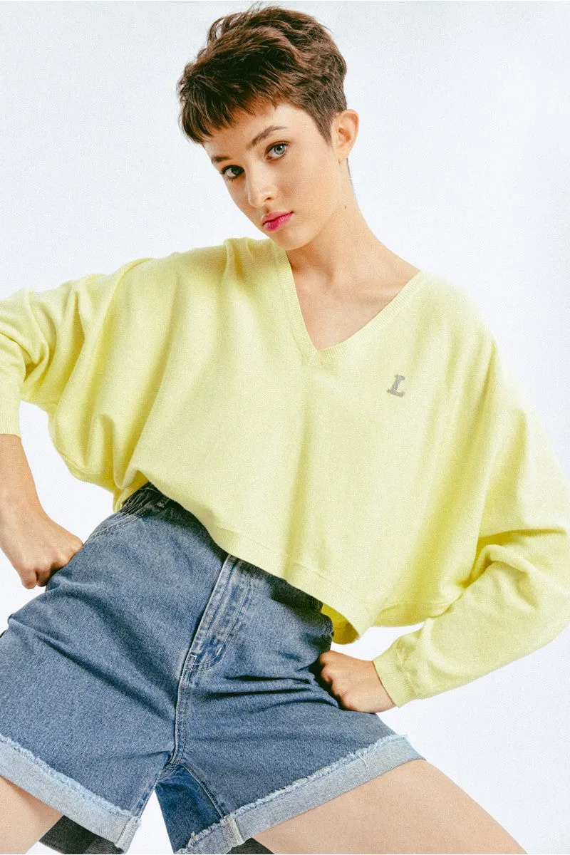 Molly Bracken Yellow Knitted Sweater