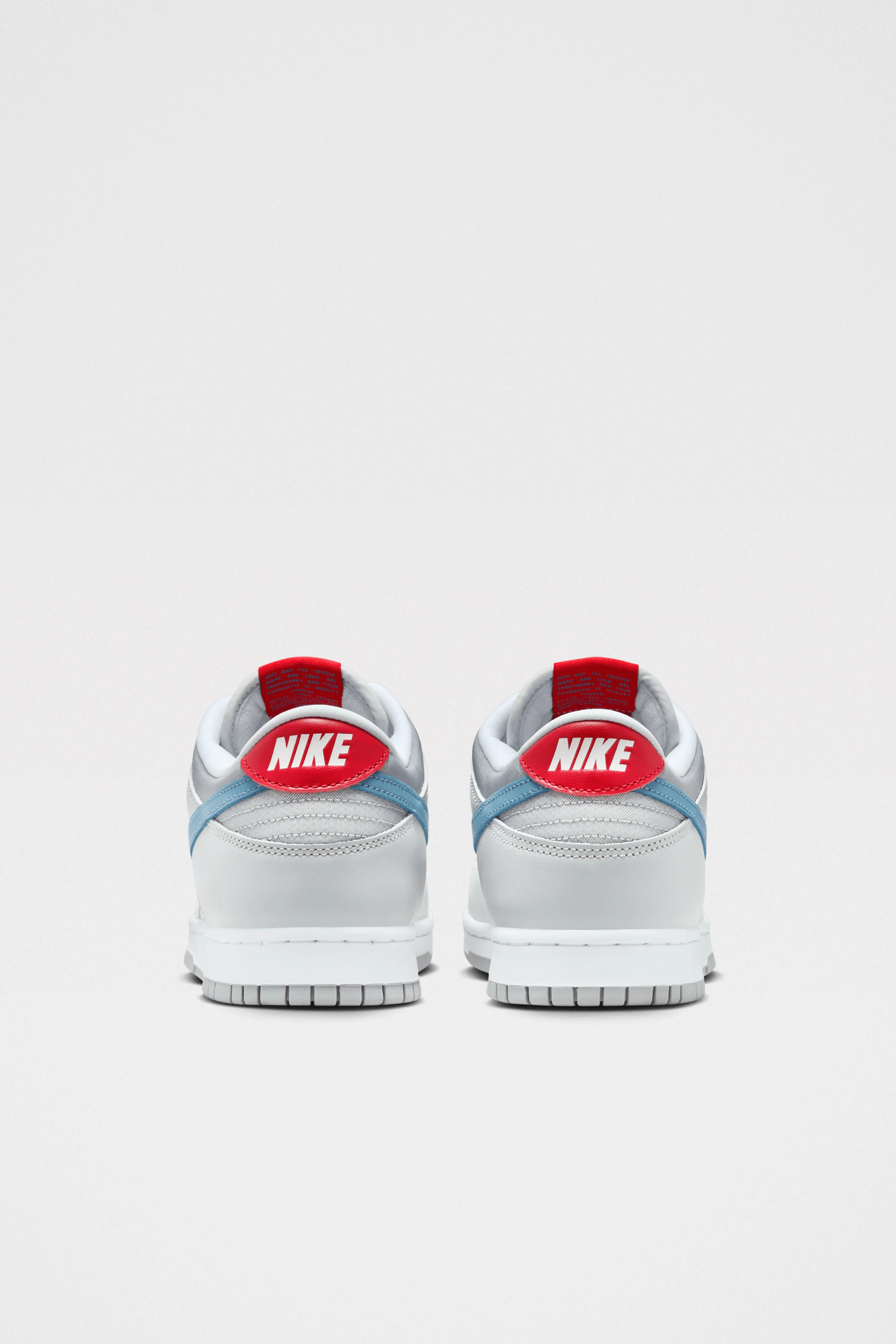 Nike Dunk Low QS Metallic Silver / Aegean Storm