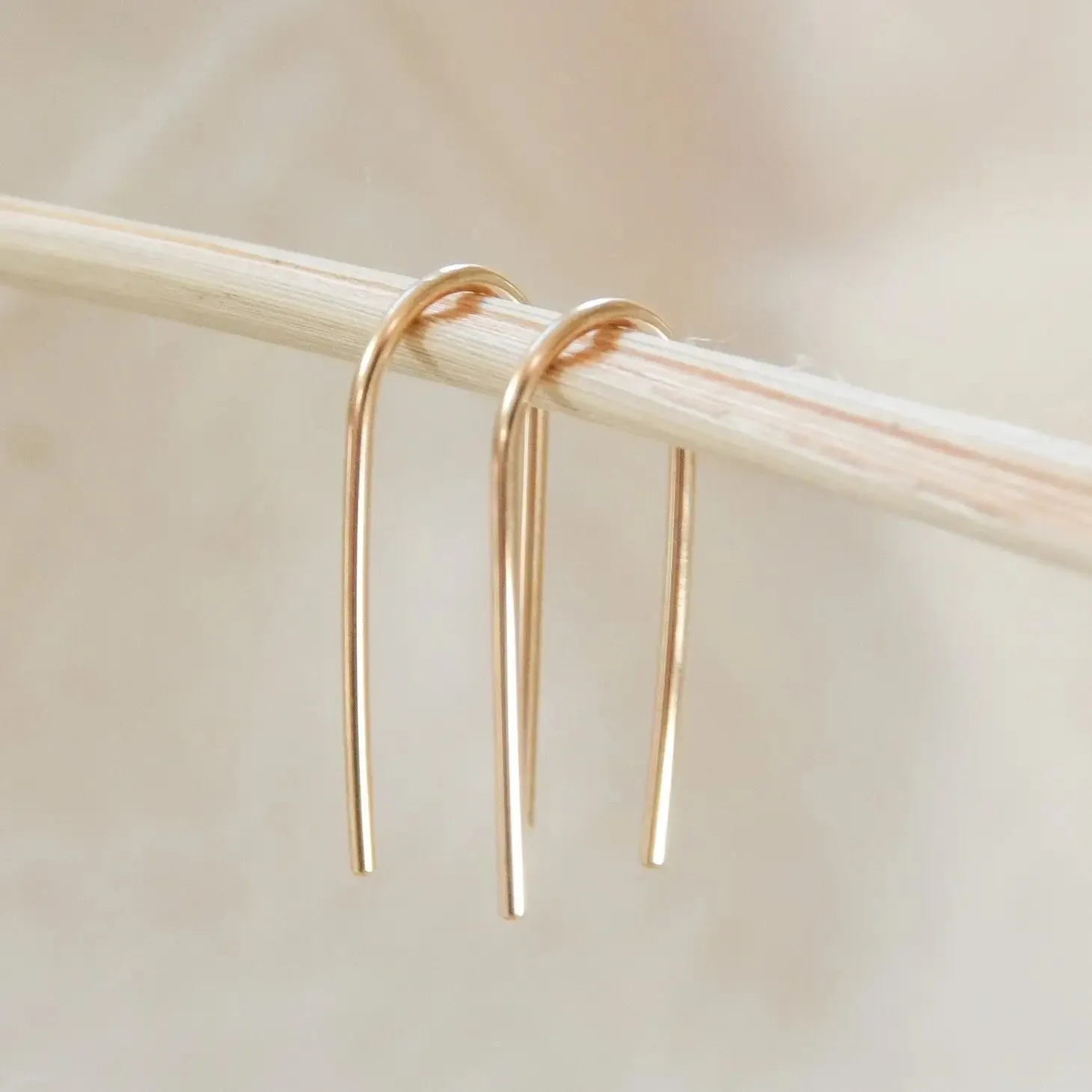 Open Arc Earrings