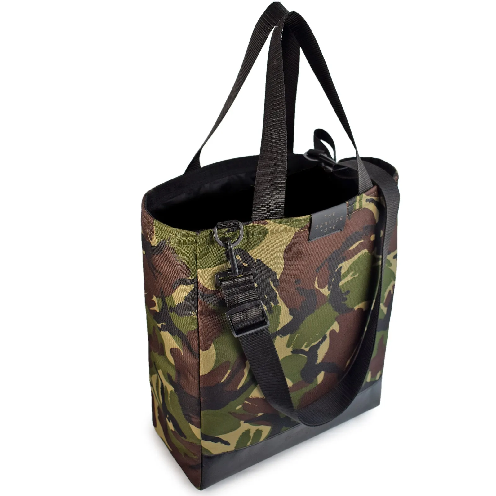 Padded SERVICE Tote Bag | CAMO GREEN