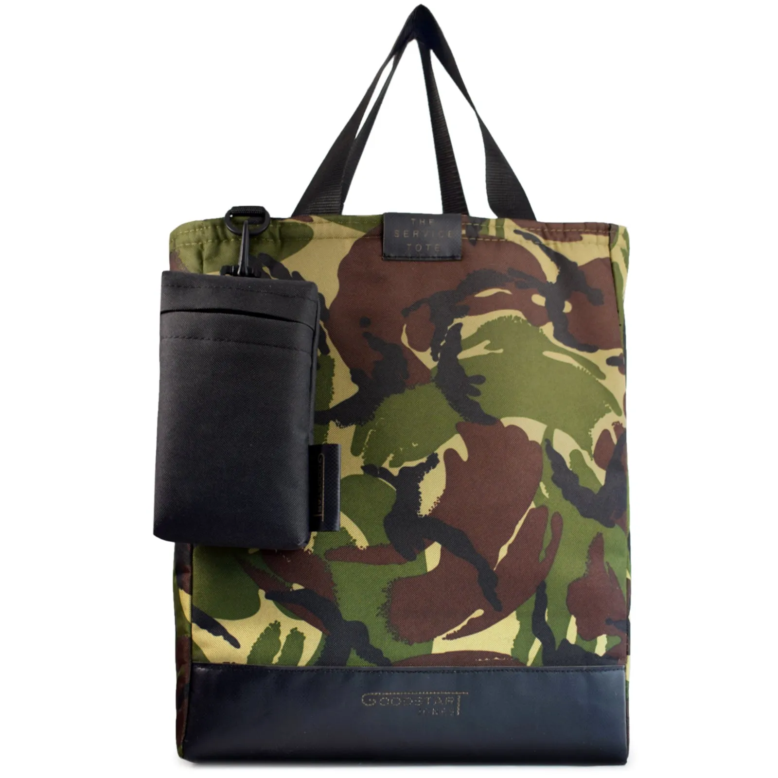 Padded SERVICE Tote Bag | CAMO GREEN