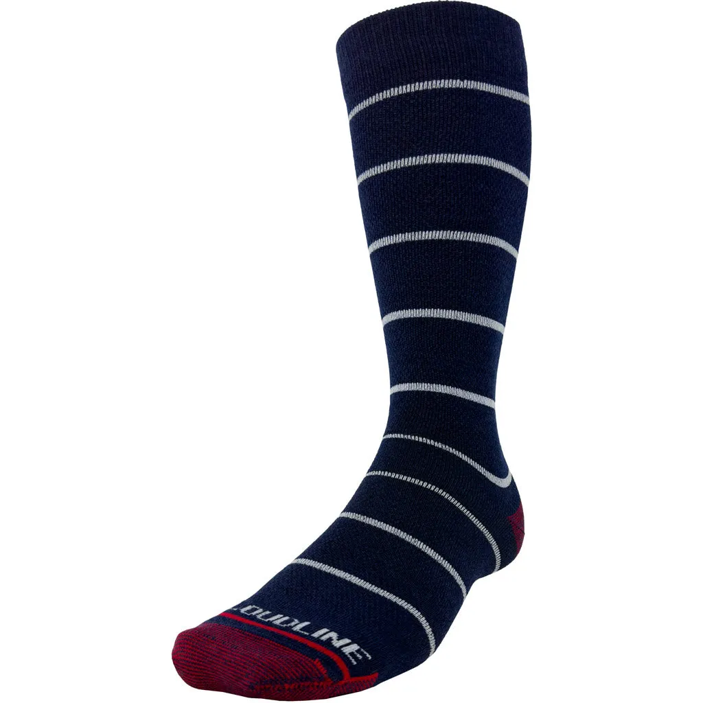 Pinstripe Compression Sock - Ultralight