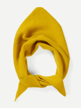 PLAIN TRIANGLE NECKERCHIEF TURMERIC