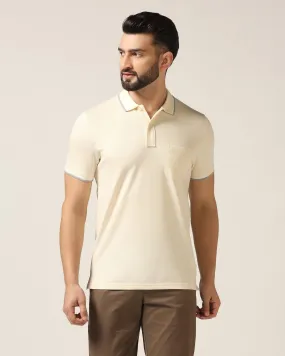 Polo Light Yellow Solid T-Shirt - Walter