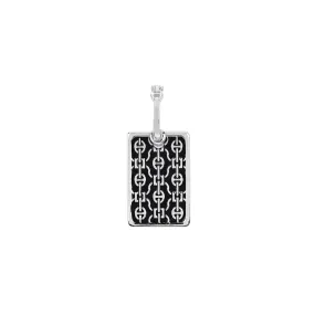 RECTANGLE LACE PENDANT