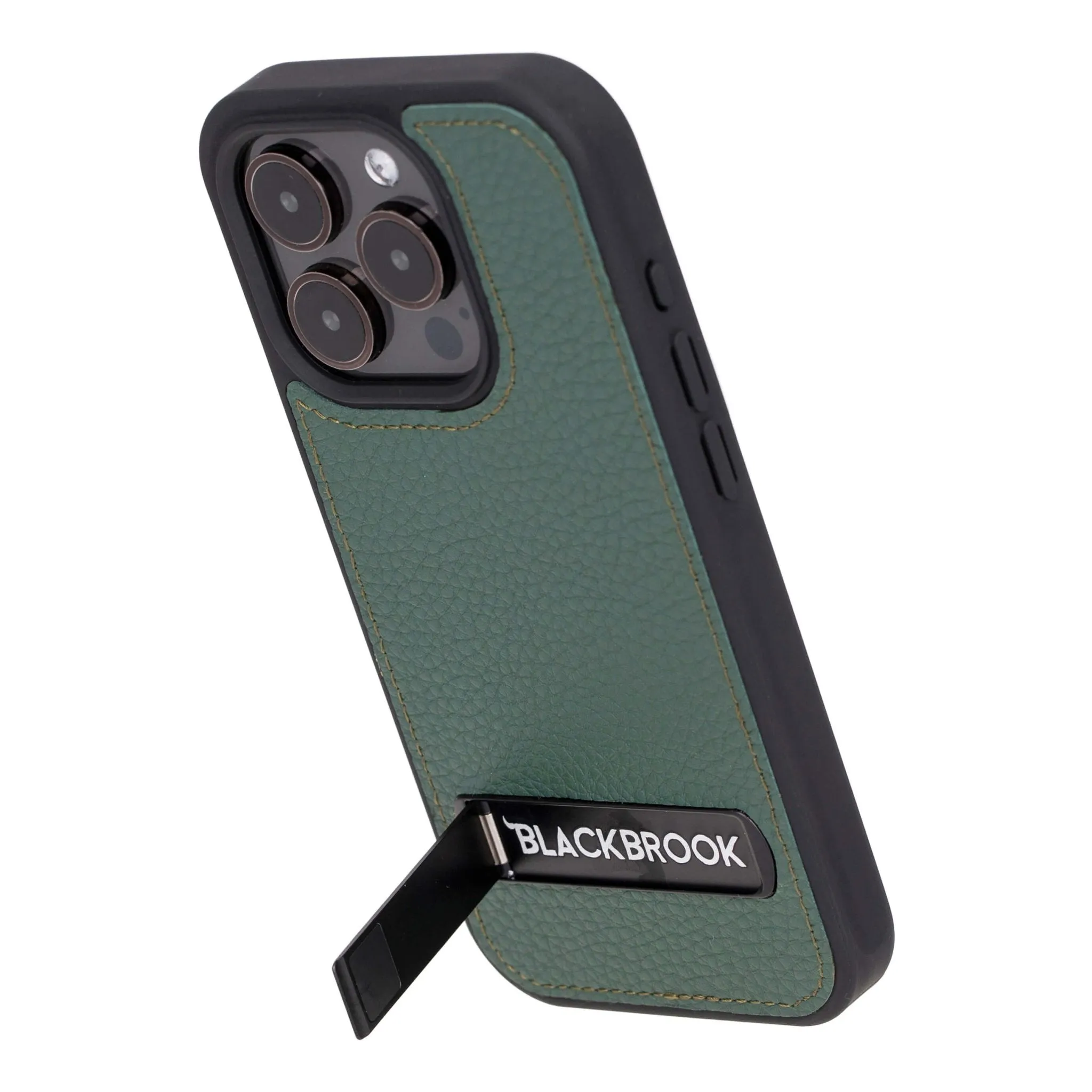 Reed iPhone 15 PRO Snap-On with Stand Case, Green