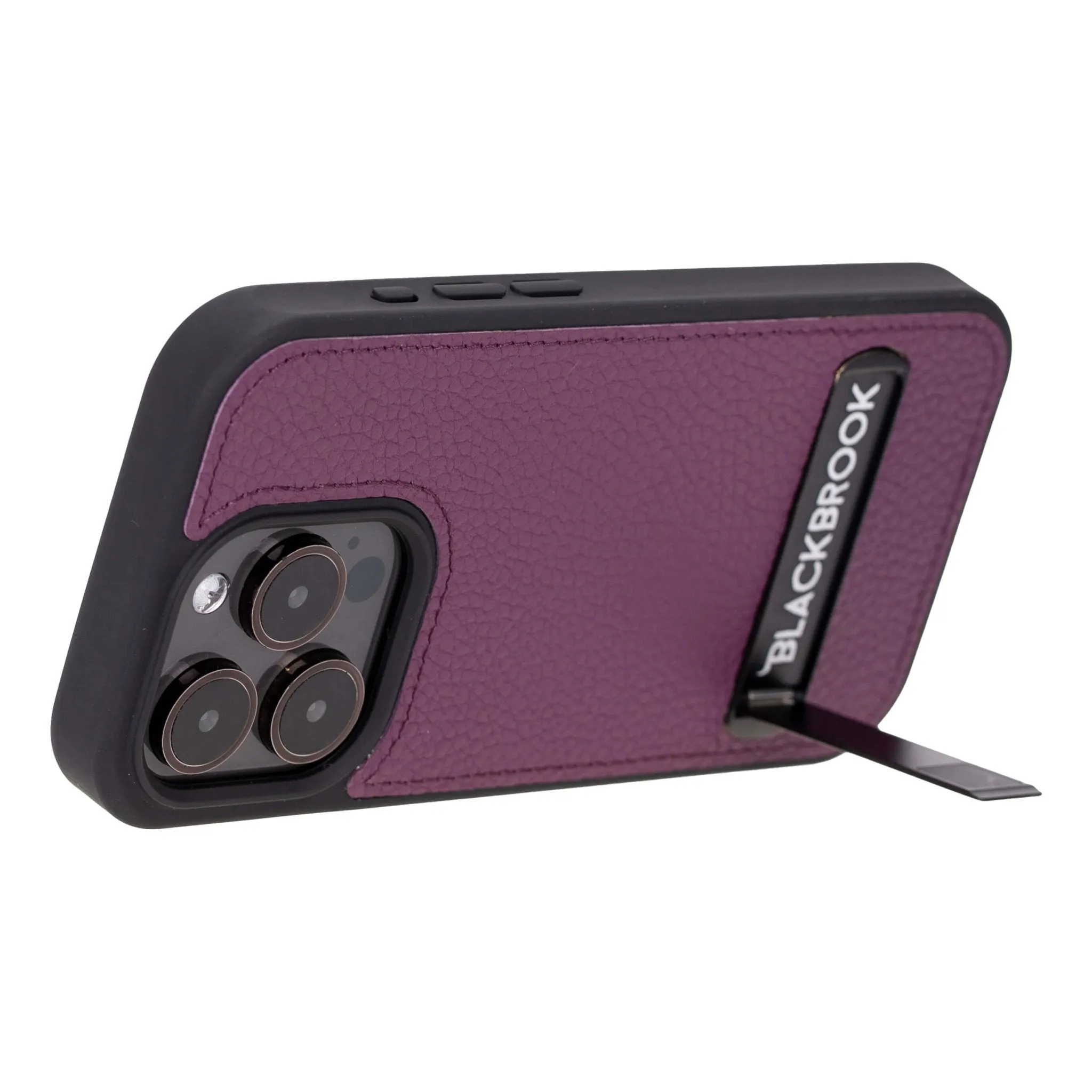 Reed iPhone 15 PRO Snap-On with Stand Case, Purple