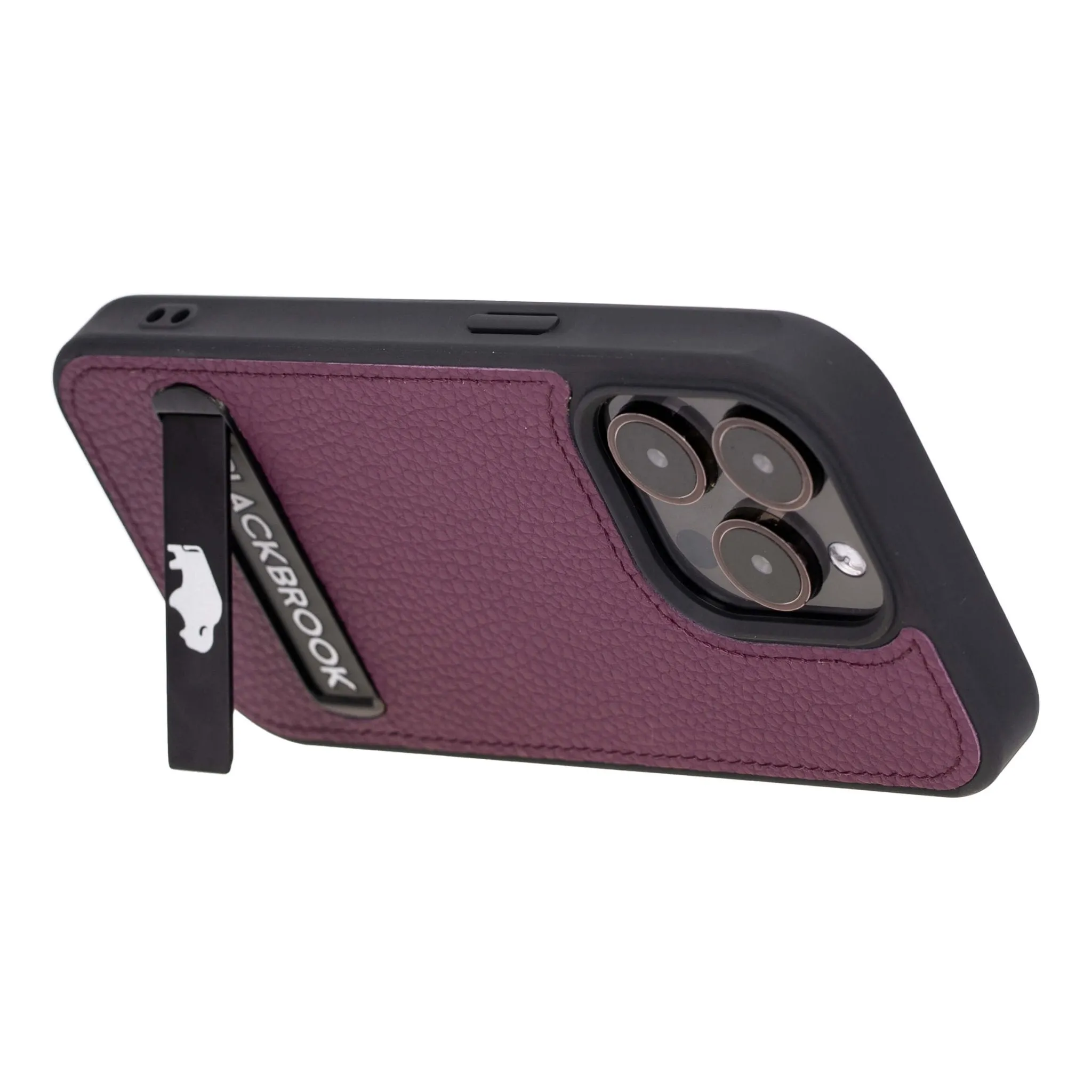 Reed iPhone 15 PRO Snap-On with Stand Case, Purple