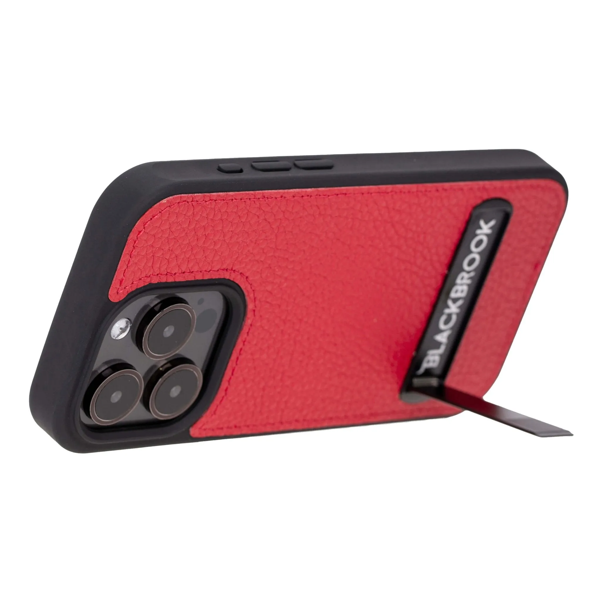 Reed iPhone 15 PRO Snap-On with Stand Case, Red