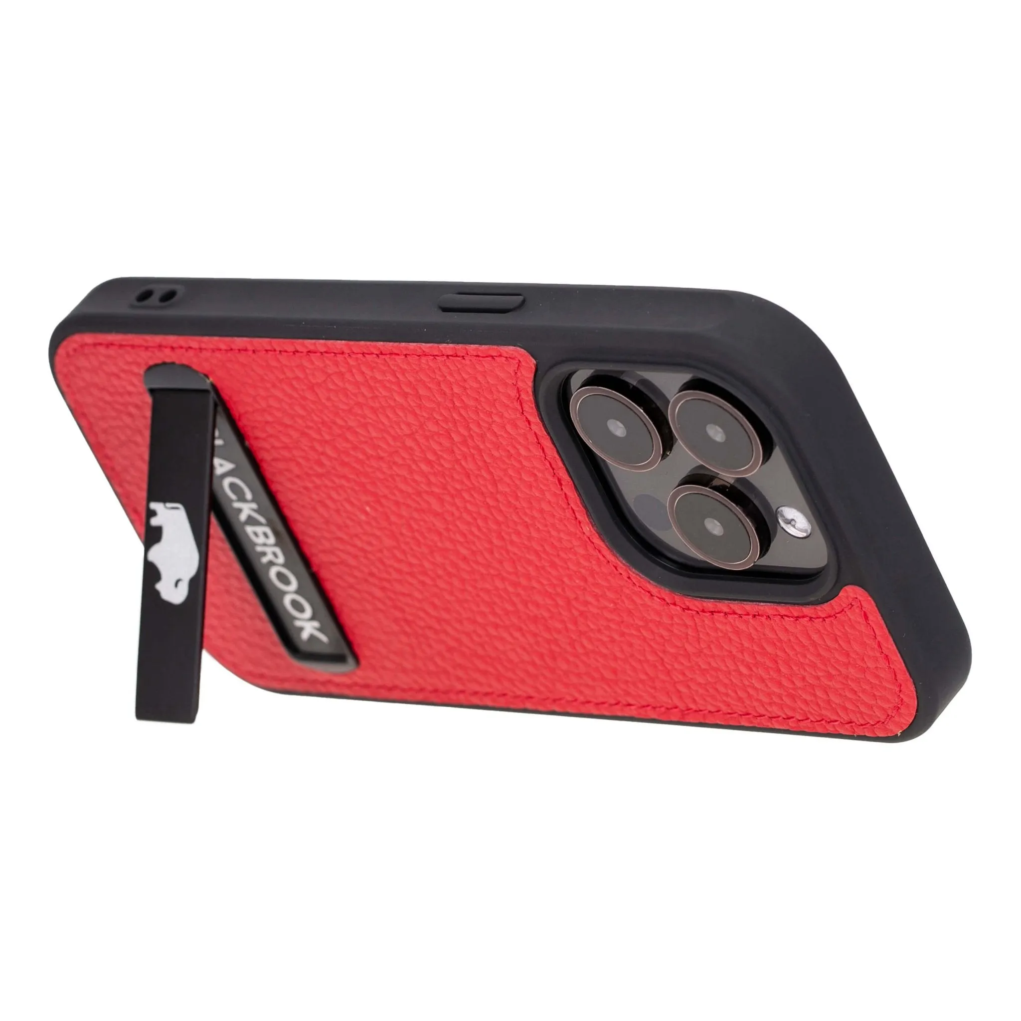 Reed iPhone 15 PRO Snap-On with Stand Case, Red