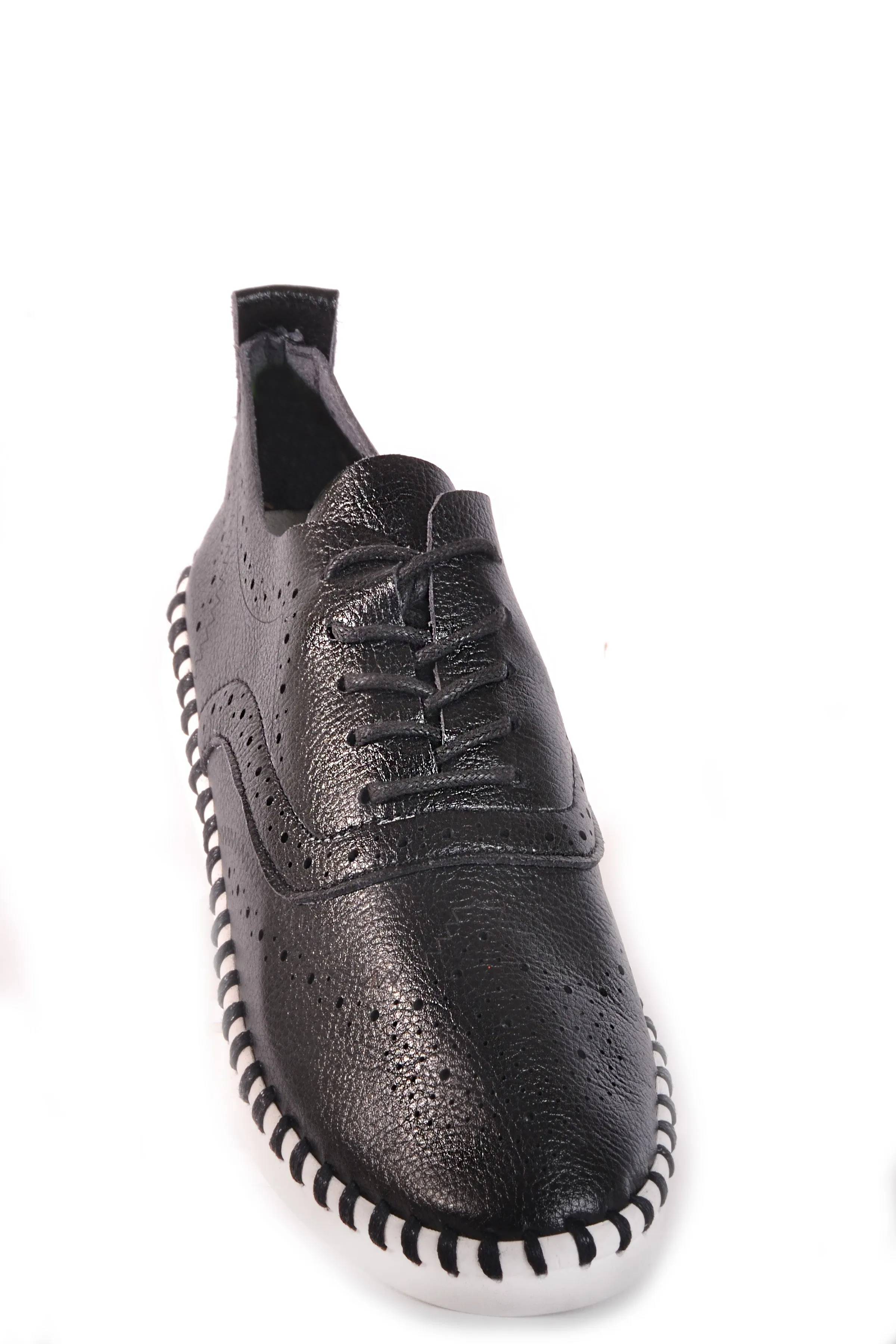 SALINAS LACE BROGUE BLACK