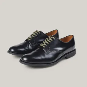 SANDERS MILITARY DERBY SHOE - BLACK