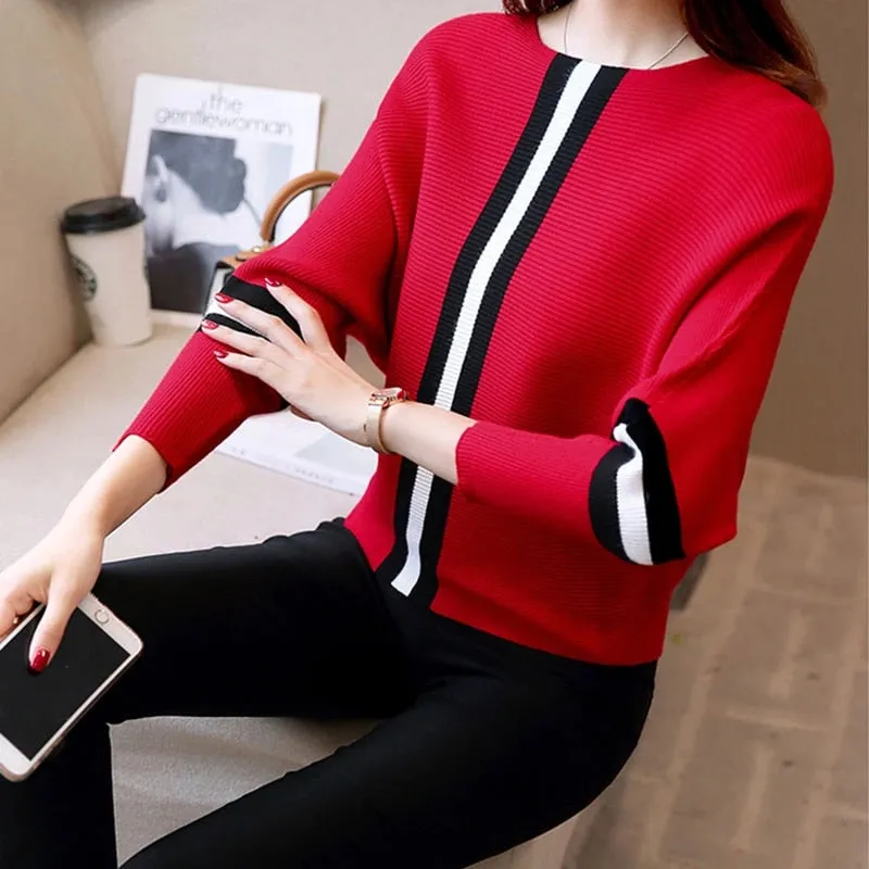 Short Chic Knitting Jumper Women Sweaters Tops