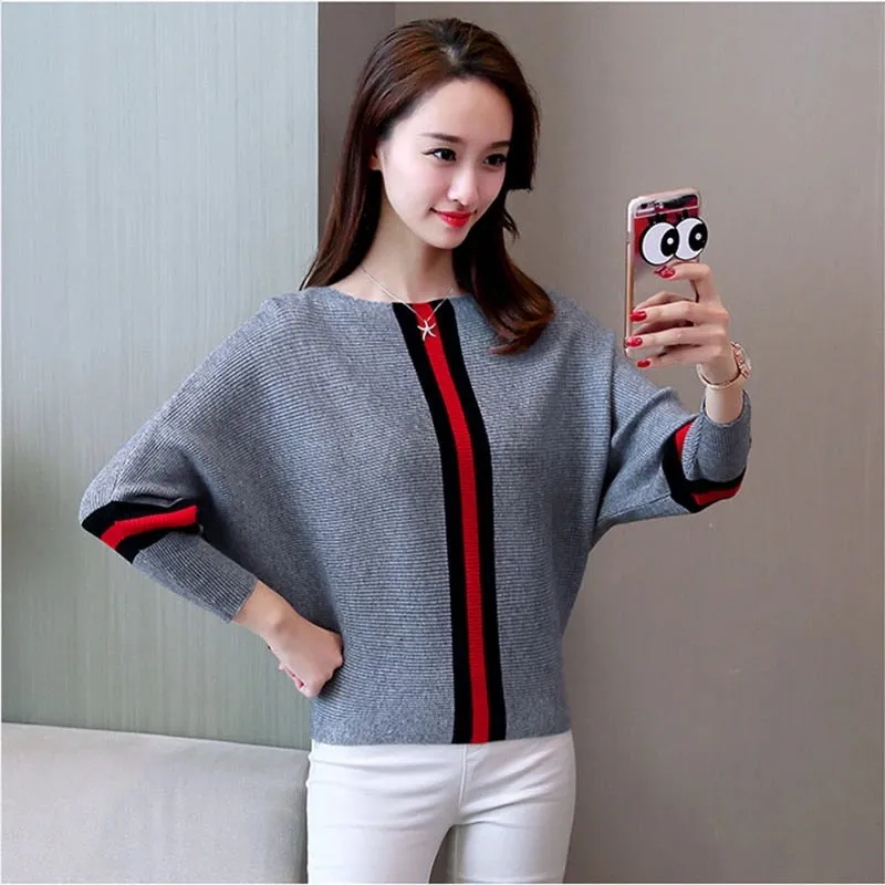 Short Chic Knitting Jumper Women Sweaters Tops