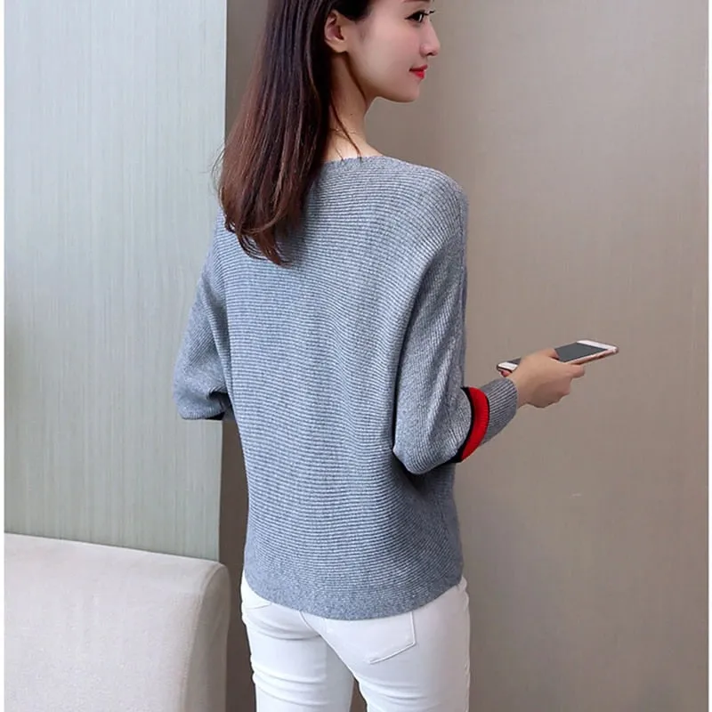 Short Chic Knitting Jumper Women Sweaters Tops