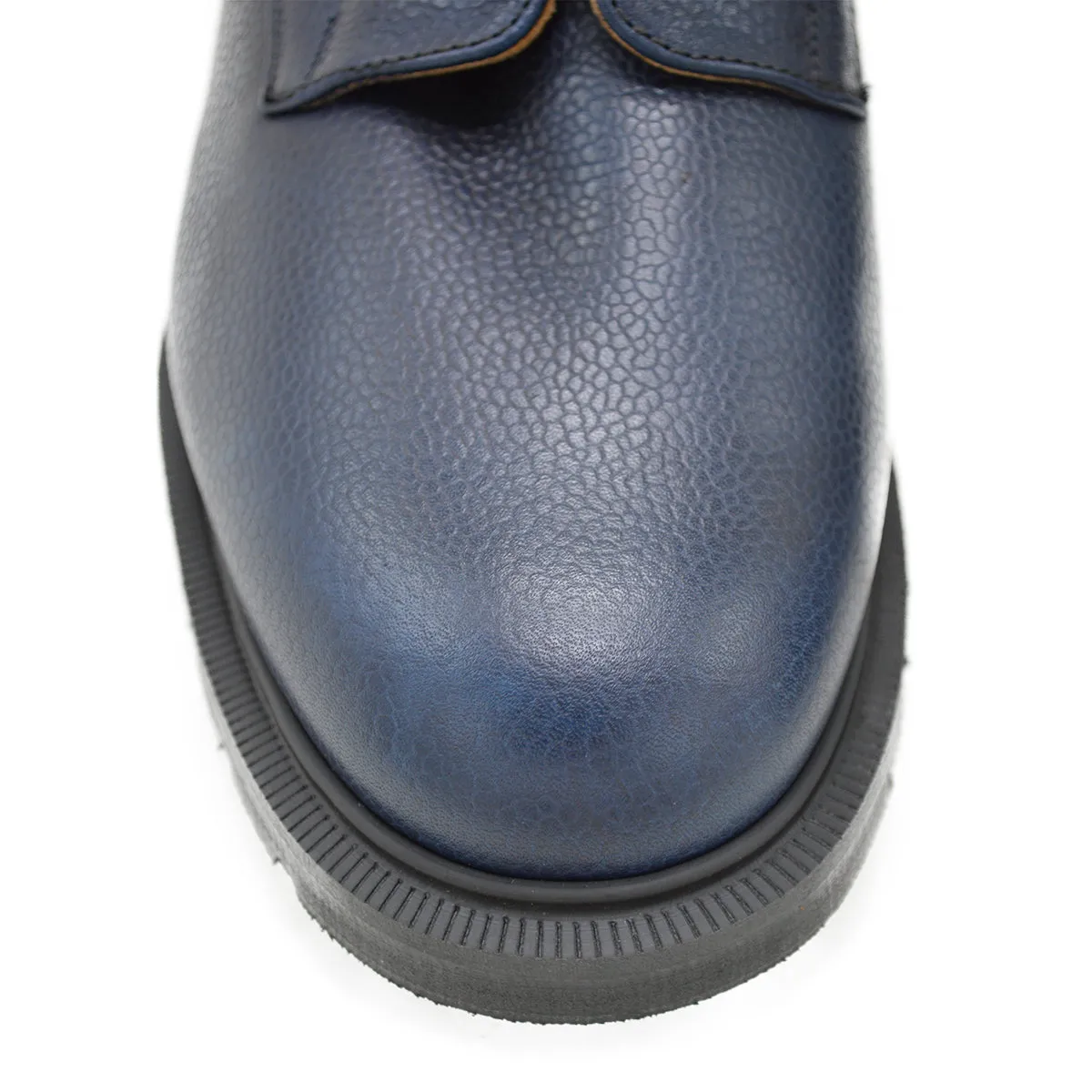 SOLOVAIR Premium Gibson Shoe -Navy Scotch Grain