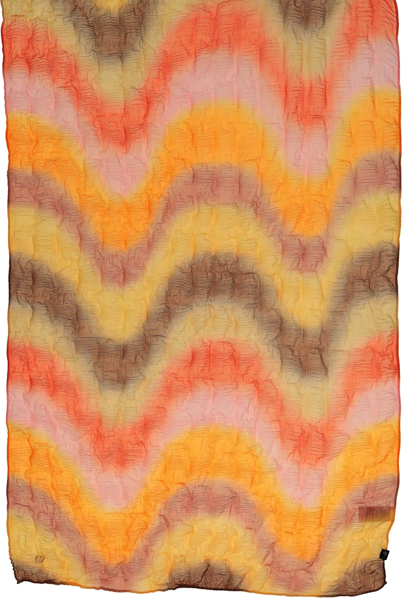 Sustainability Edition Misty color Plissé Scarf