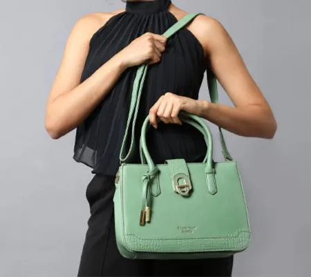 Trendy Synthetic Green Bag – Stylish & Durable Handbag for Every Occasion,ART:-DK-2004