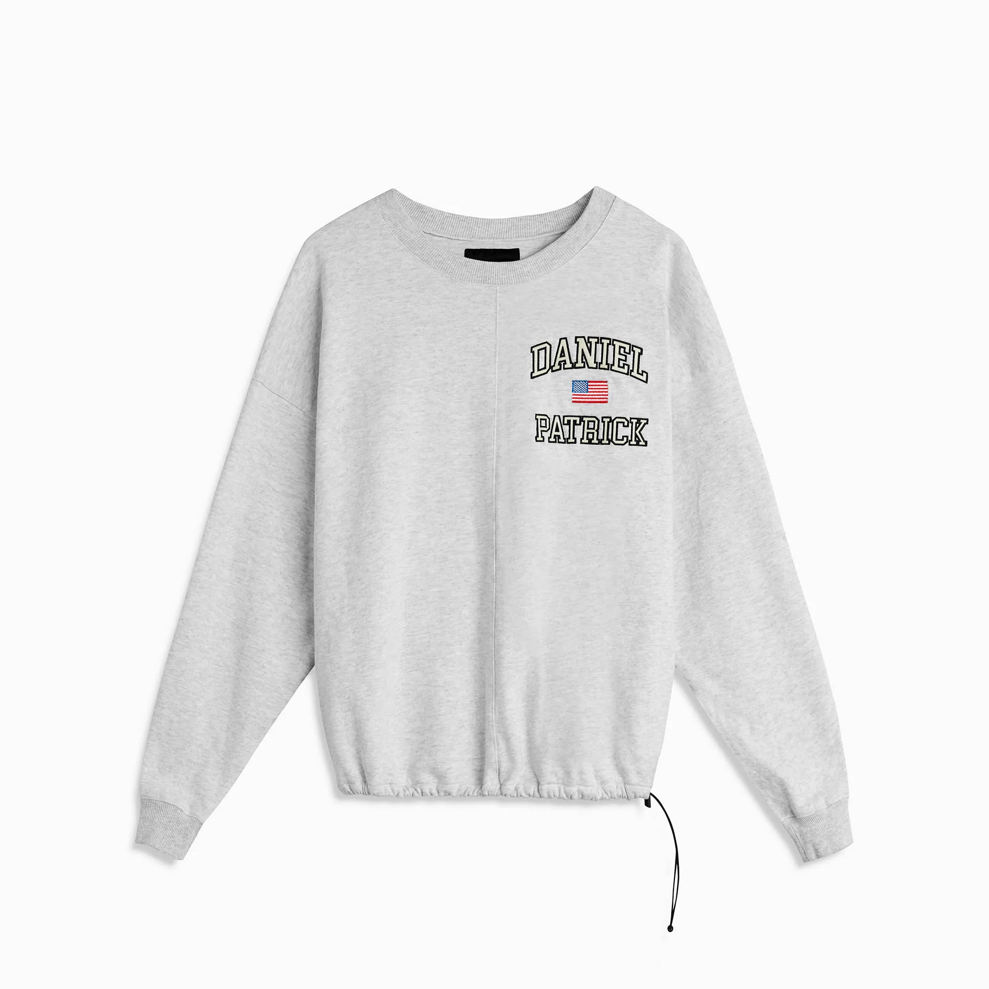 USA sweatshirt / ash heather grey