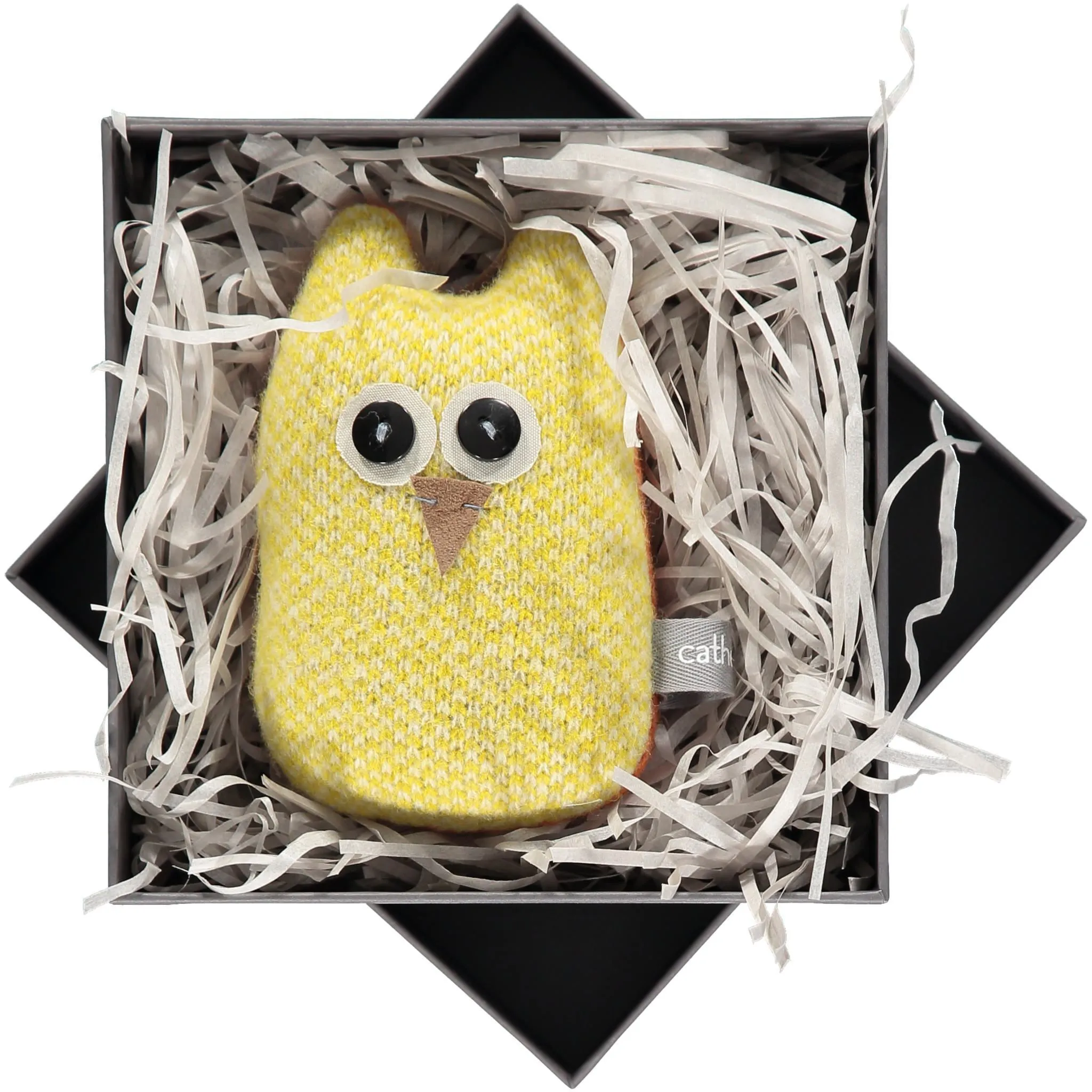 Yellow & Orange Lavender Filled Mini Owl